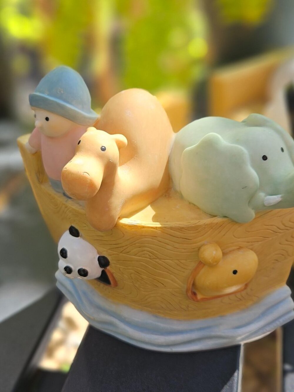 2003 Vintage Lil' Noah Bookends by Cheri Lane